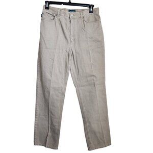 Ralph Lauren Lauren Jeans Co. Jeans‎ Size 12 khaki Straight 100% Cotton